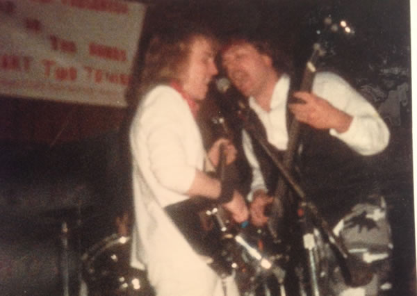 Me and Steve on bass