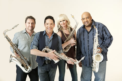 Koz and Friends (l to r): Richard Elliot, Dave Koz, Mindi Abair, Gerald Albright