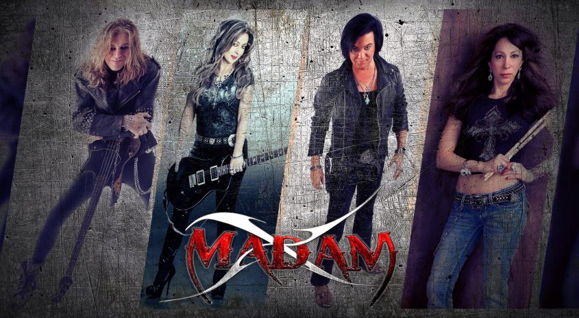 Madam X (l to r): Chris Doliber, Maxine Petrucci, Bret Kaiser, Roxy Petrucci