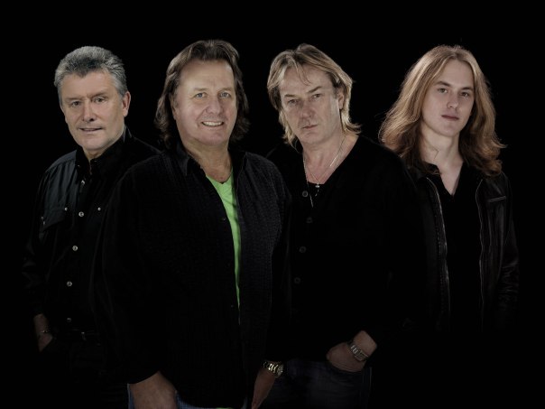 Asia (l to r: Carl Palmer, John Wetton, Geoff Downes, Sam Coulson